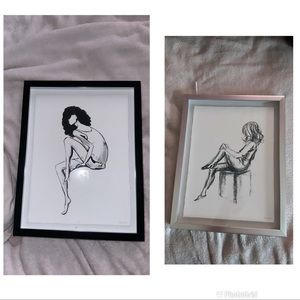 Art frame bundle of 2